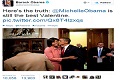 Tepis isu selingkuh, Obama & Michelle umbar tweet Valentine