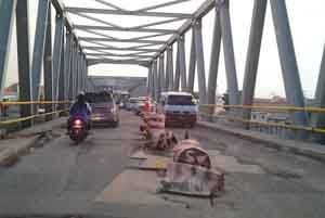 Kondisi Jembatan Sembayat mengerikan