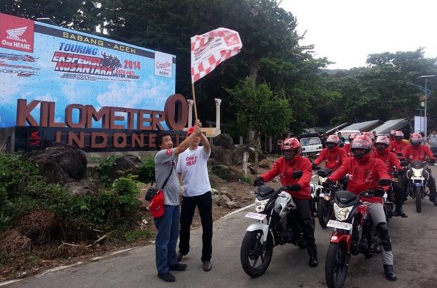 Honda gelar touring Ekspedisi Nusantara 8.000 Km