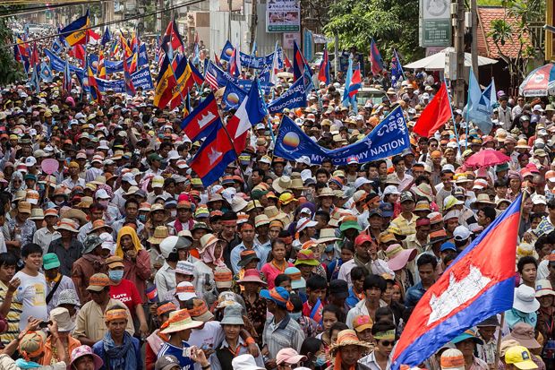 Pemerintah Kamboja cabut larangan demonstrasi