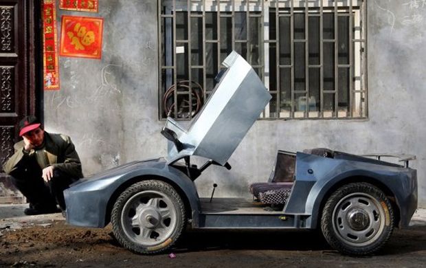 Kakek di China ciptakan replika Lamborghini
