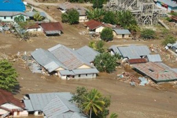 Diterjang banjir bandang, 9 rumah di Mongondow hanyut