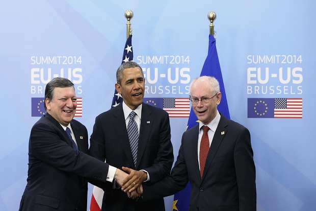 Bahas Ukraina, Obama bertemu pemimpin UE di Belgia