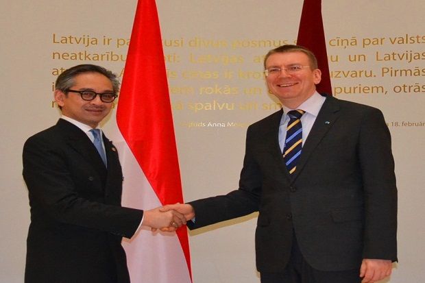 Indonesia dan latvia pertegas hubungan bilateral