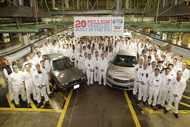 Honda Amerika capai produksi 20 juta unit mobil