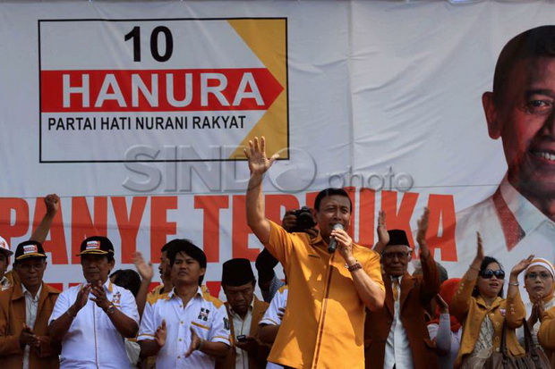 Puluhan tukang becak semarakkan kampanye Hanura