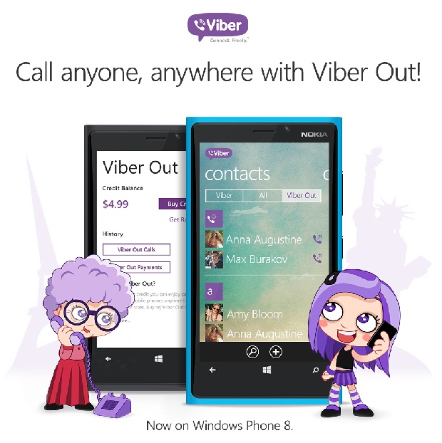 Viber Out masuk ke Windows Phone 8