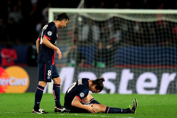 Ibrahimovic jadi korban kemenangan PSG