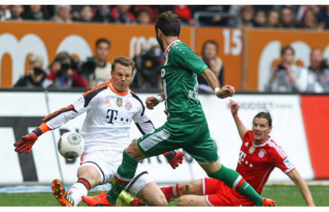 Augsburg patahkan rekor tak terkalahkan Bayern