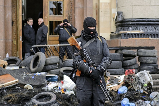 Operasi anti-teroris, 70 penyerbu gedung Ukraina ditangkap