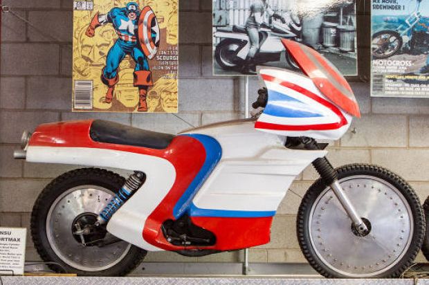 Yamaha XT500 motor pertama Captain America