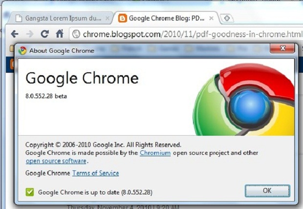 Nonton video layar penuh dengan Chrome Beta terbaru