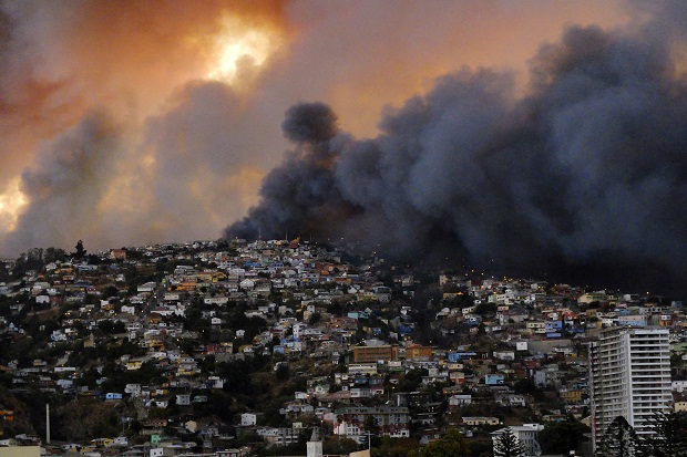 Korban tewas kebakaran di Chili bertambah