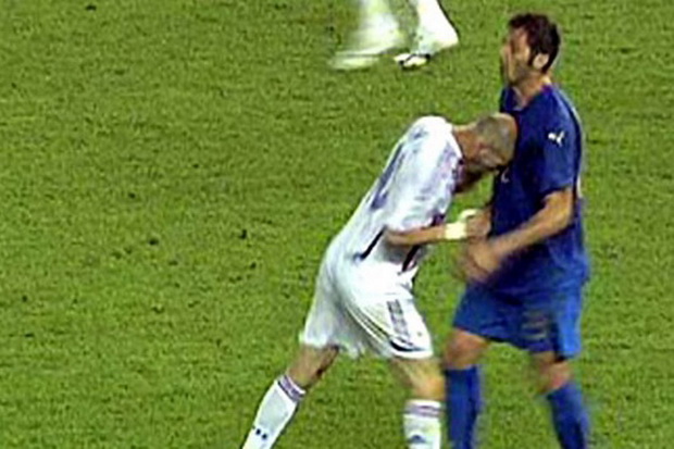 Tandukan Zidane nodai kegemilangan Prancis
