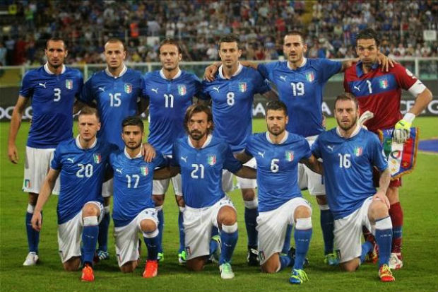 Theme song iringi Italia di Piala Dunia 2014