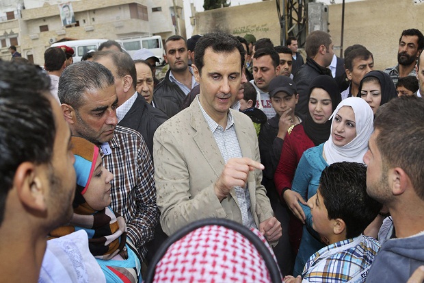 Paskah, Assad kunjungi kota tua Kristen di Suriah