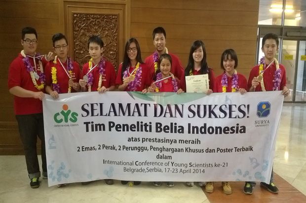 Pelajar Indonesia juara karya ilmiah tingkat internasional