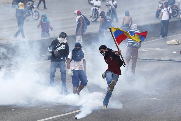 Demonstran kembali penuhi jalanan Venezuela