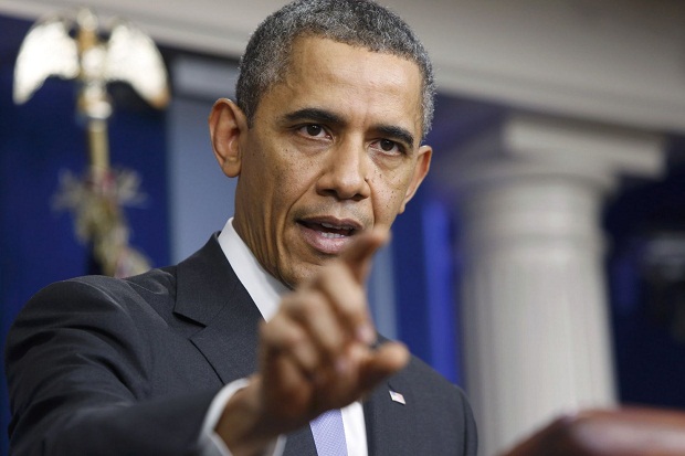 Emosi Obama terpancing ketika dimintai tanggapan rasisme