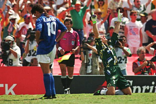 Kegagalan penalti Baggio buyarkan mimpi Azzuri