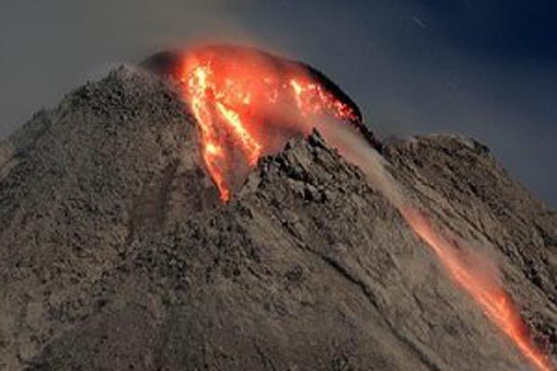 Tanda-tanda letusan eksplosif Merapi