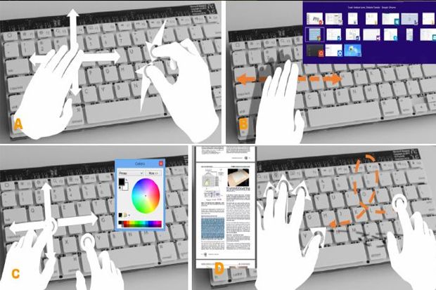 Microsoft kembangkan prototype gesture keyboard