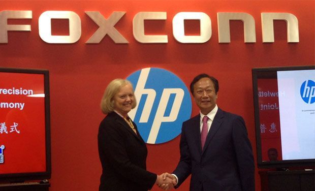 Perkuat layanan cloud, HP gandeng Foxconn