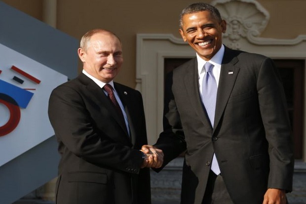 Putin dan Obama hadiri peringatan Perang Dunia II
