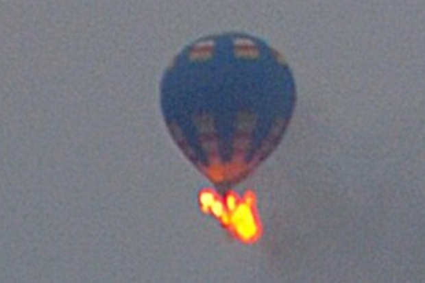 Balon udara terbakar di Virginia, 3 orang hilang