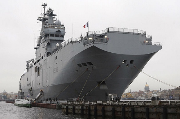 Takut dihukum Rusia, Perancis tak batalkan jual kapal perang