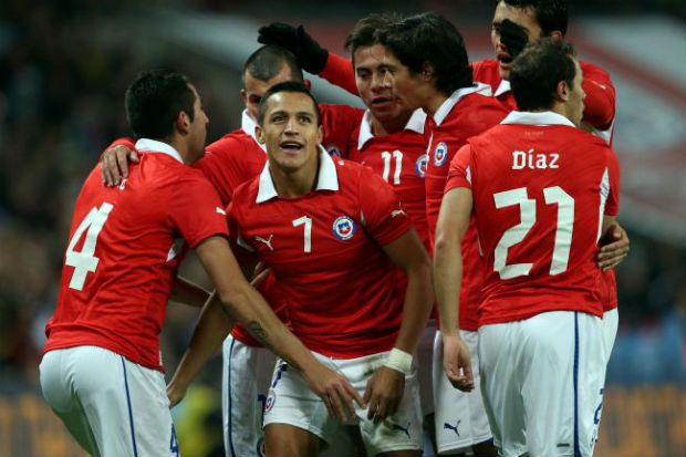 Chile rilis skuat sementara Piala Dunia 2014