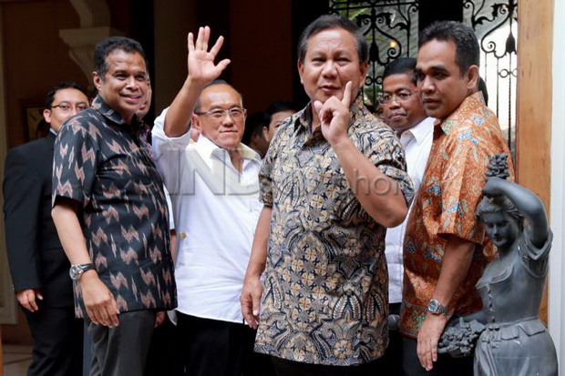 Prabowo Terima Surat Resmi Dukungan Golkar
