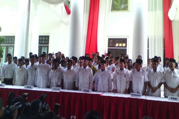 Enam Parpol Teken Surat Dukungan Prabowo-Hatta