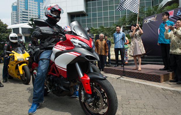 Komunitas Ducati Indonesia Promosikan Wisata Belitung