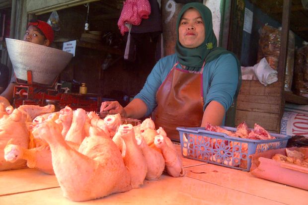 Harga Daging Ayam di Garut Tidak Stabil