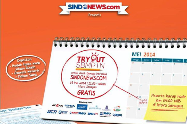 Pengumuman Pemenang Tryout Offline SBMPTN Sindonews