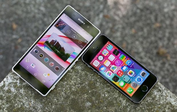 Sony Xperia Z2 vs Apple iPhone 5s