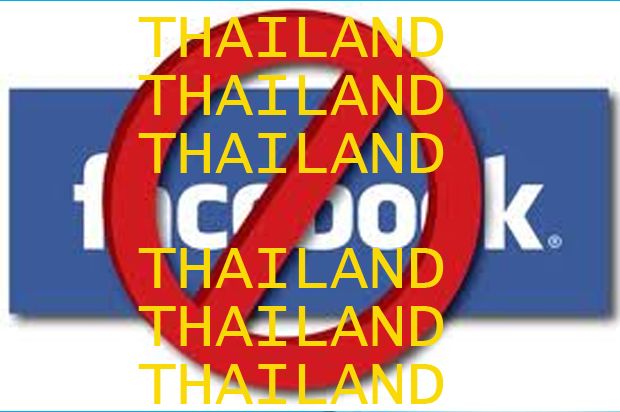 Thailand Blokir Pengguna Facebook