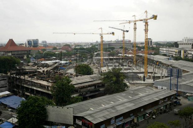 DPRD Surabaya Yakin Proyek Pasar Turi Selesai Oktober 2014