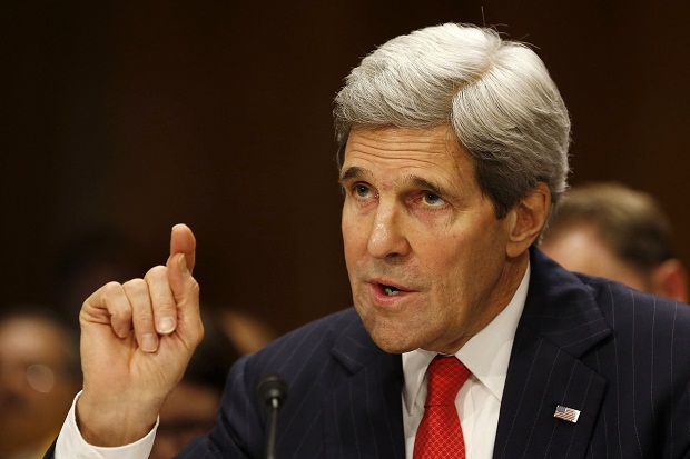 Kerry: Wilayah Perbatasan Ukraina Belum Aman