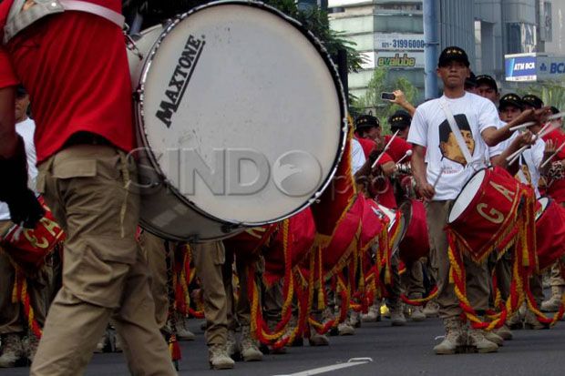 Marching Band Meriahkan Dukungan Prabowo-Hatta