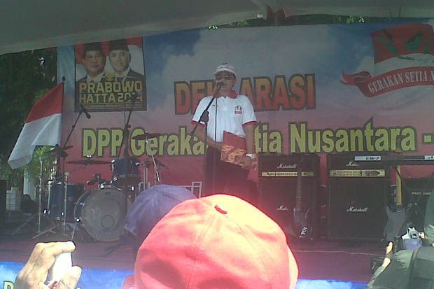 Alasan Gerakan Setia Nusantara Dukung Prabowo-Hatta