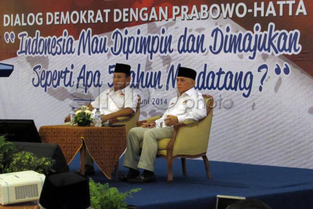Prabowo-Hatta Tak Siapkan Strategi Kampanye Perdana