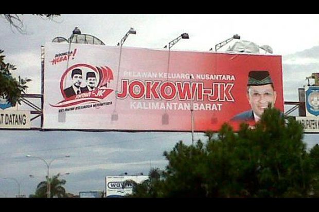 Kampanye Belum Dimulai, Baliho Jokowi-JK Sudah Muncul
