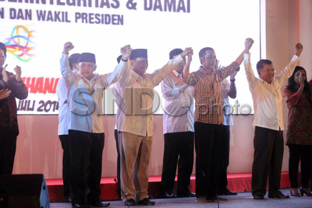 Pidato di Deklarasi Pemilu Damai, Elektabilitas Prabowo Tren Positif