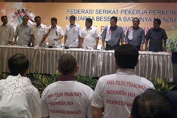 Serikat Pekerja Dukung Prabowo-Hatta, Hashim Terharu