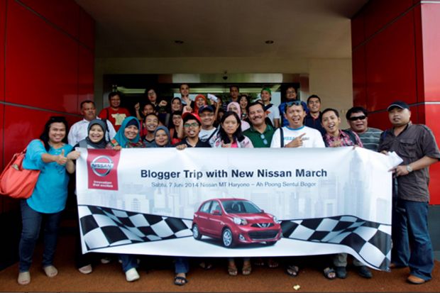 Nissan Ajak Blogger Rally Wisata Pakai New Nissan March