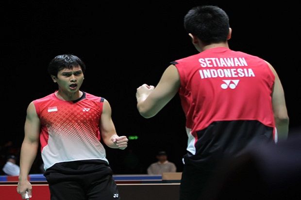Hendra/Ahsan Hadapi Ganda Malaysia di Perempatfinal