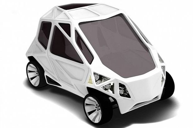 Geodesik EXO, Mobil Masa Depan Berbentuk Poligonal