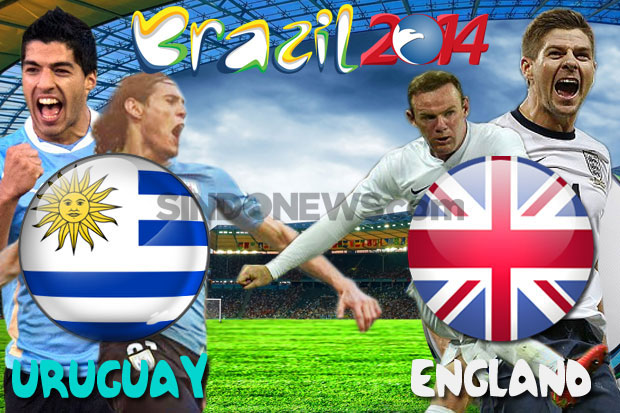 Inggris atau Uruguay yang Tersingkir?
